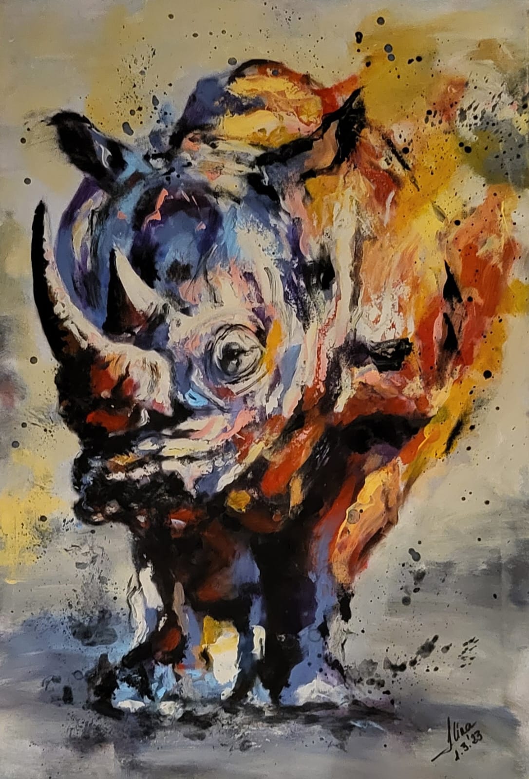 ArteDiAlina.com painting: The Survivor